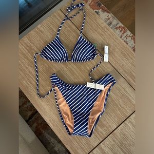 J Crew never worn bathing suit (top and bottom)